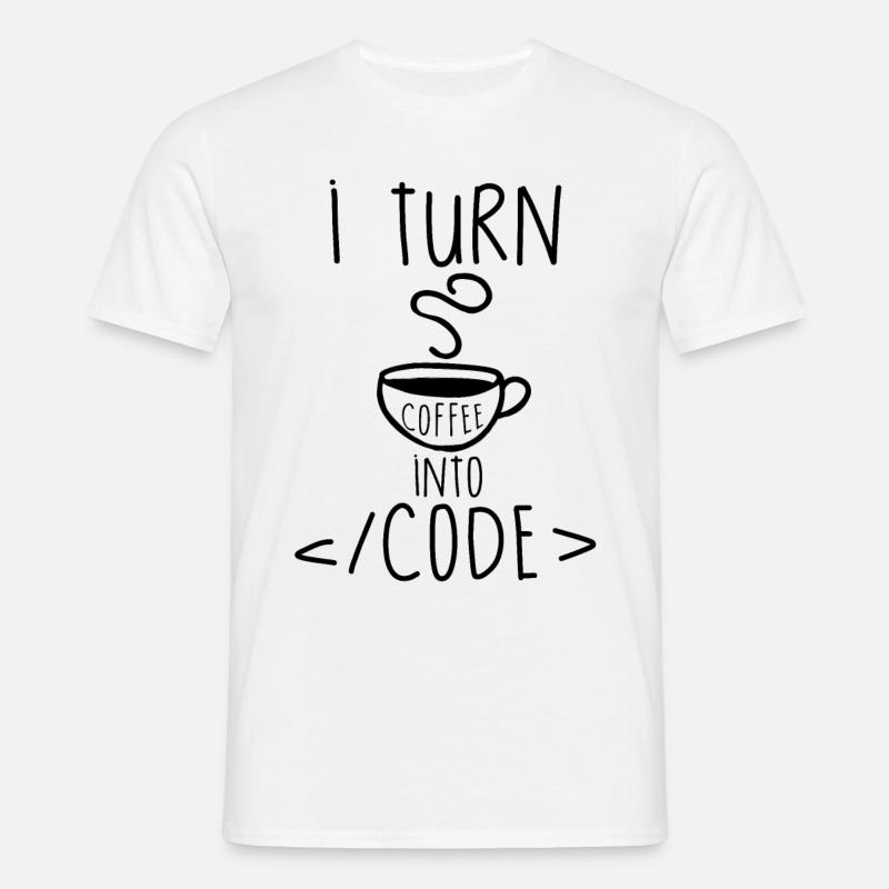 programmer - Men's T-Shirt - white