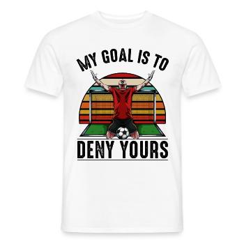 Cool Football Funny Sayings Statement Gift - Men's T-Shirt - white - Front - AI Model Male 178 dark (178cm)