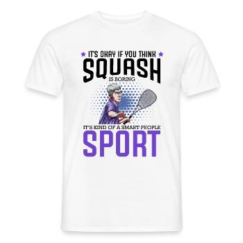 squash - T-shirt homme - blanc - Devant - AI Model Male 178 dark (178cm)