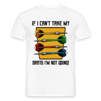 Dart - Männer T-Shirt - Weiß - Vorne - AI Model Male 178 dark (178cm)