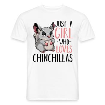 Chinchilla - Männer T-Shirt - Weiß - Vorne - AI Model Male 178 dark (178cm)
