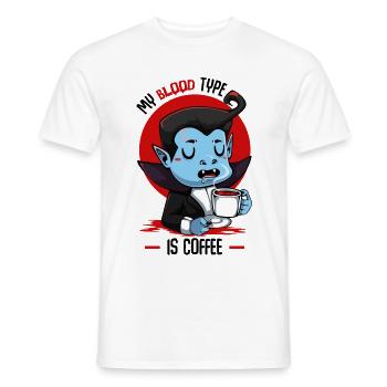 Halloween Vampire - T-shirt homme - blanc - Devant - AI Model Male 178 dark (178cm)