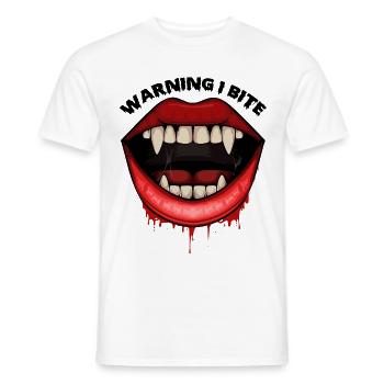Halloween Vampire - T-shirt homme - blanc - Devant - AI Model Male 178 dark (178cm)