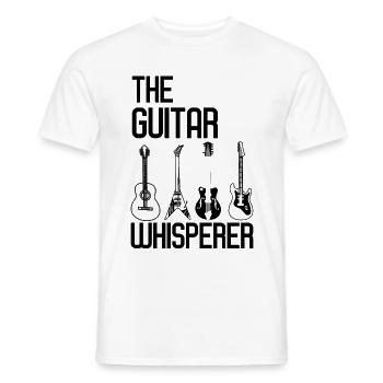 The Guitar Whisperer - Männer T-Shirt - Weiß - Vorne - AI Model Male 178 dark (178cm)