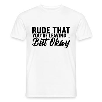 Farewell gift colleagues Job change - Men's T-Shirt - white - Front - AI Model Male 178 dark (178cm)