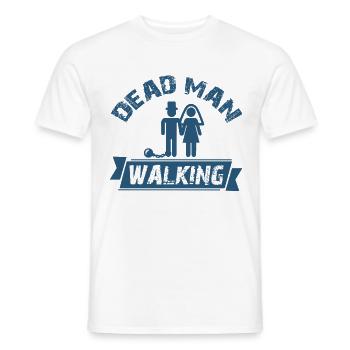 Dead Man Walking - Mariage - T-shirt homme - blanc - Devant - AI Model Male 178 dark (178cm)
