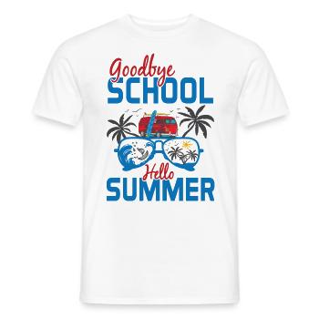 Summer holidays - great gift - Men's T-Shirt - white - Front - AI Model Male 178 dark (178cm)