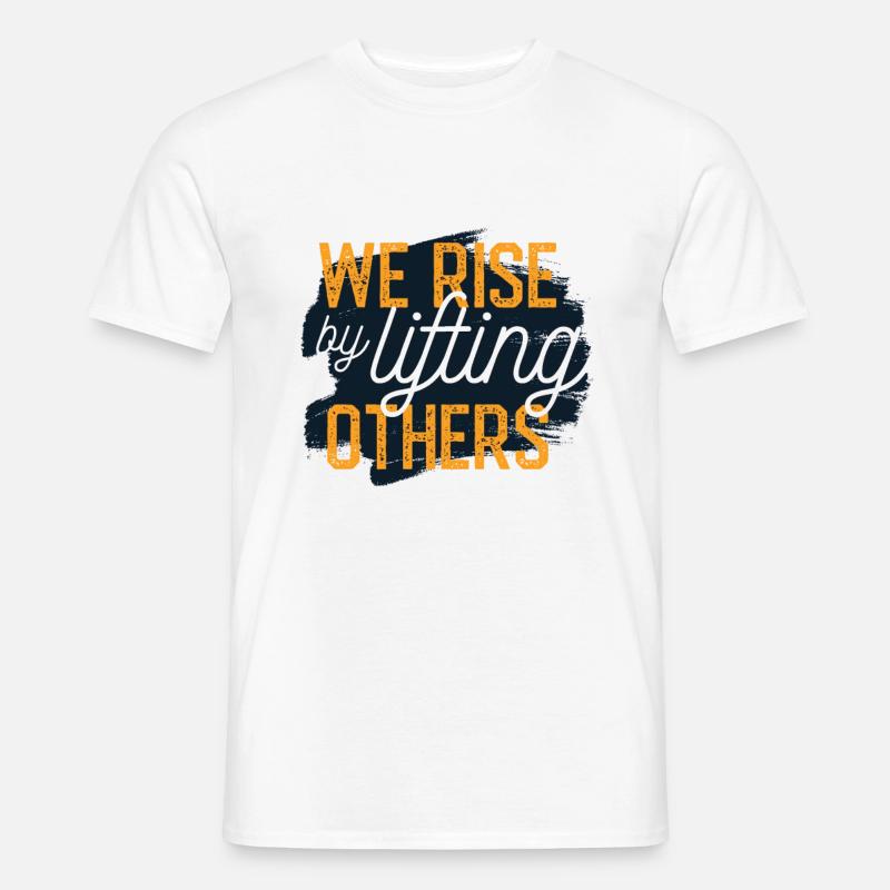 Motivations Zitat Design - Männer T-Shirt - Weiß