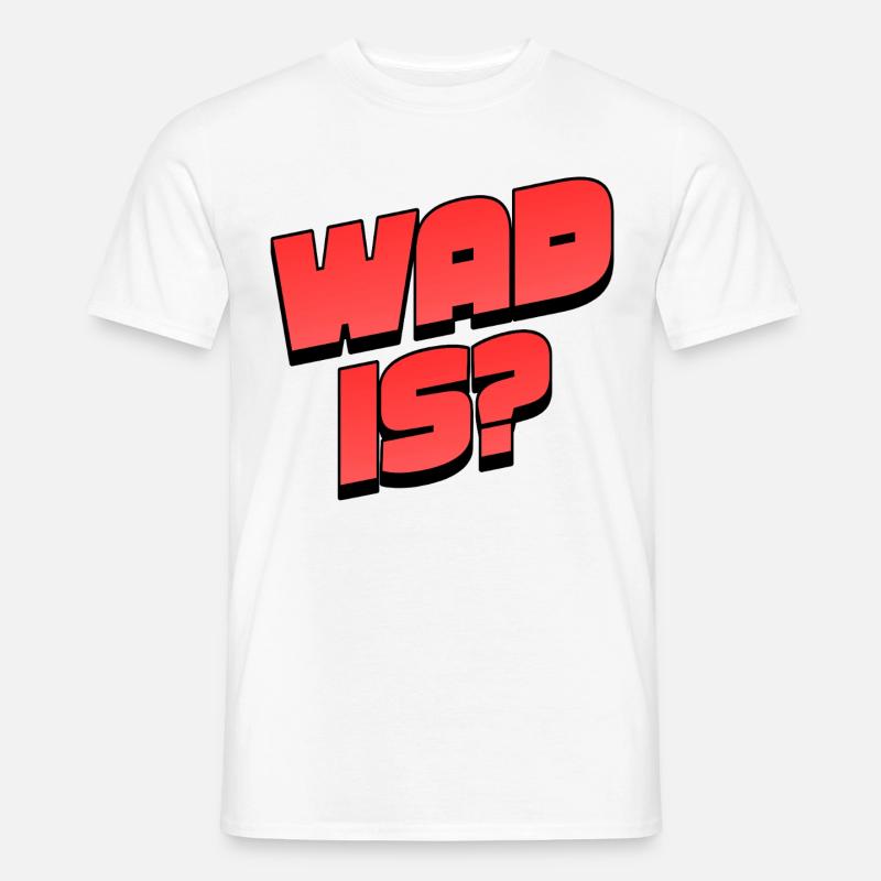 WAD 15 Neon Bold Typographe - T-shirt homme - blanc