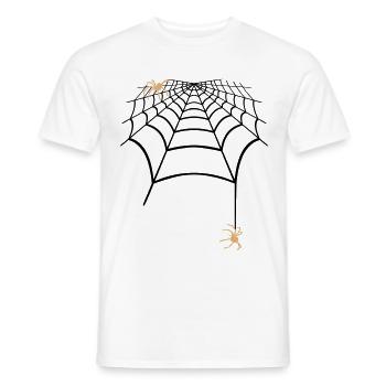 masterfitness_spinne - Männer T-Shirt - Weiß - Vorne - AI Model Male 178 dark (178cm)