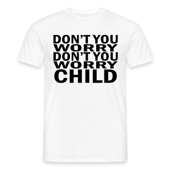 Ne vous inquiétez pas enfant suédois House Mafia - T-shirt homme - blanc - Devant - AI Model Male 178 dark (178cm)