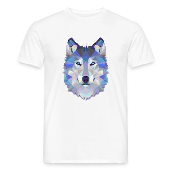 Wolf - Wolf - Men's T-Shirt - white - Front - AI Model Male 178 dark (178cm)