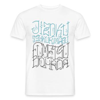 Fumetsu - Men's T-Shirt - white - Front - AI Model Male 178 dark (178cm)