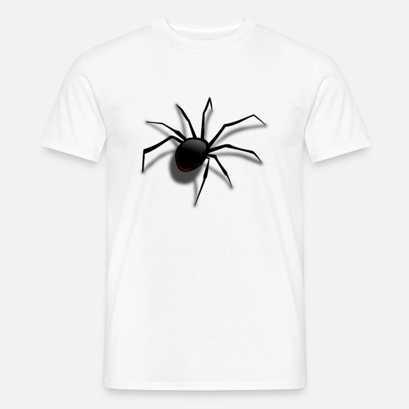 Gefährliche Spinne - Männer T-Shirt - Weiß