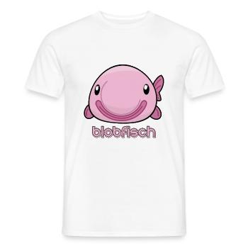 Sweet blobfish - Men's T-Shirt - white - Front - AI Model Male 178 dark (178cm)