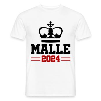 Malle 2024 Krone - T-shirt homme - blanc - Devant - AI Model Male 178 dark (178cm)