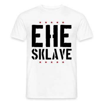 Ehe Sklave Hochzeit Jga - Männer T-Shirt - Weiß - Vorne - AI Model Male 178 dark (178cm)