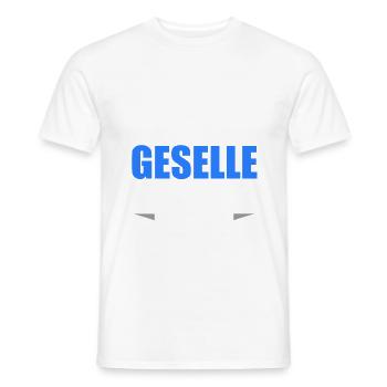 Gesellenbrief Abschluss Bester Geselle 2022 - Männer T-Shirt - Weiß - Vorne - AI Model Male 178 dark (178cm)