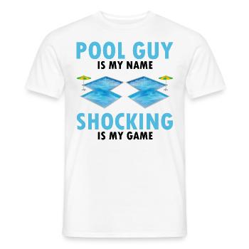 Bademeister Designs für Pooltechniker - Männer T-Shirt - Weiß - Vorne - AI Model Male 178 dark (178cm)
