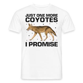Conception de coyote pour les réacteurs de coyote - T-shirt homme - blanc - Devant - AI Model Male 178 dark (178cm)