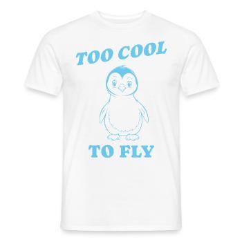 Cadeau trop cool pour voler - T-shirt homme - blanc - Devant - AI Model Male 178 dark (178cm)