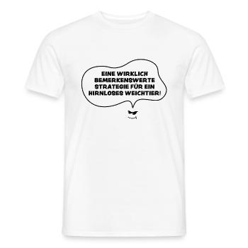 funny Sarkasmus Shirt Sonnenbrille sarkastisch Tee - Männer T-Shirt - Weiß - Vorne - AI Model Male 178 dark (178cm)