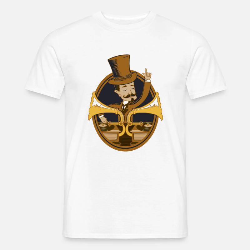 Retro dj vintage - Men’s T-shirt - white