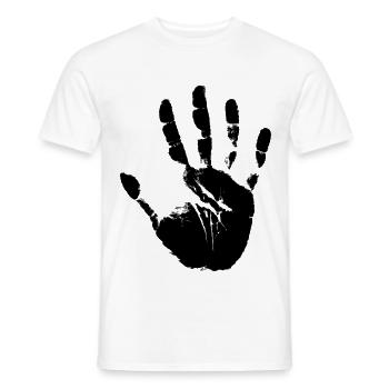 Main - T-shirt homme - blanc - Devant - AI Model Male 178 dark (178cm)