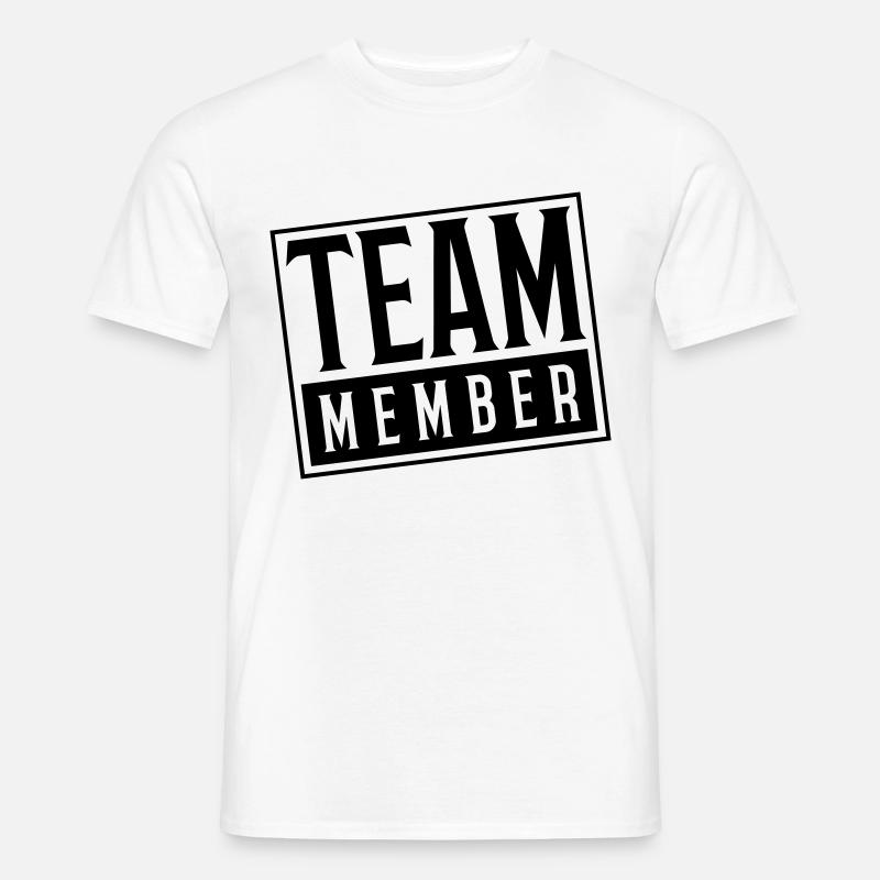 team mitglied - Männer T-Shirt - Weiß