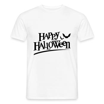 Happy Halloween - Männer T-Shirt - Weiß - Vorne - AI Model Male 178 dark (178cm)