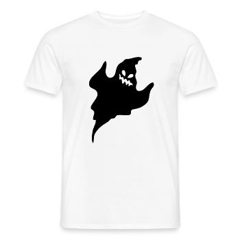 Ghost Spotted - Men's T-Shirt - white - Front - AI Model Male 178 dark (178cm)