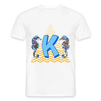 Seahorse E 262 K - T-shirt homme - blanc - Devant - AI Model Male 178 dark (178cm)