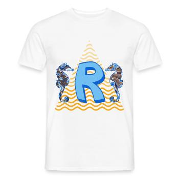 Seahorse E 262 R - T-shirt homme - blanc - Devant - AI Model Male 178 dark (178cm)