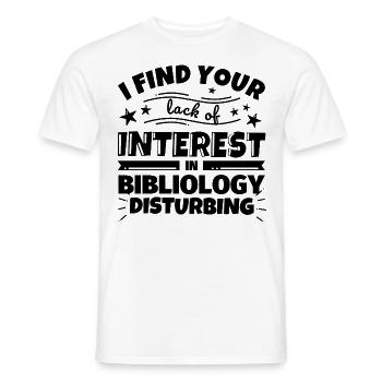 Bibliologie cadeau amusant - T-shirt homme - blanc - Devant - AI Model Male 178 dark (178cm)