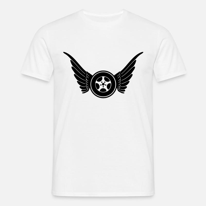 Auto Schutzengel - Männer T-Shirt - Weiß