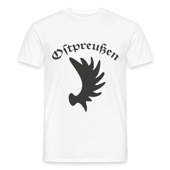 Alte Heimat Ostpreussen Elchschaufel Symbol 1 - Männer T-Shirt - Weiß - Vorne - AI Model Male 178 dark (178cm)