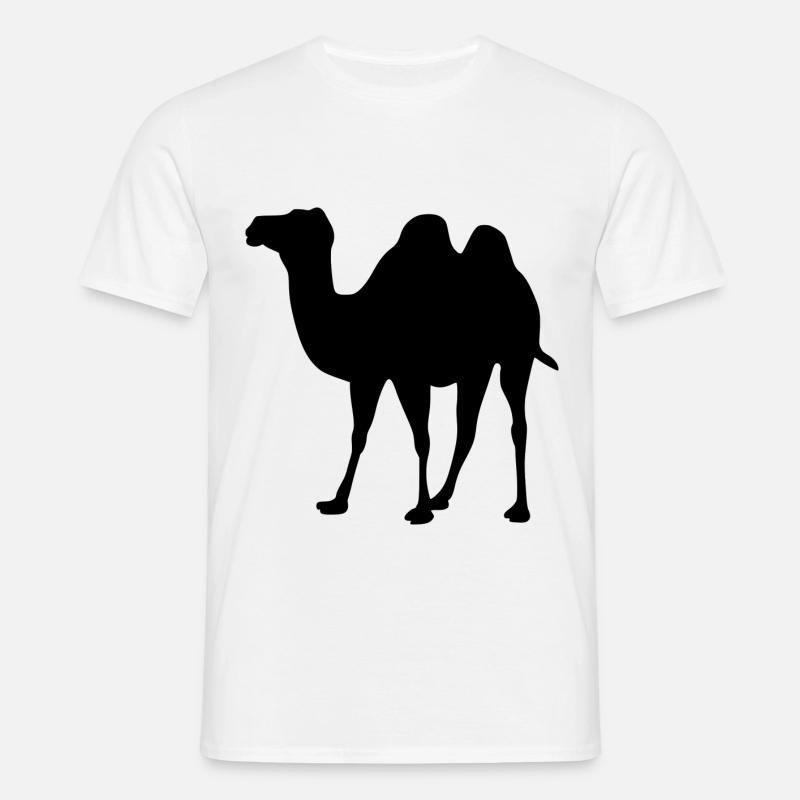 Kamel - Männer T-Shirt - Weiß