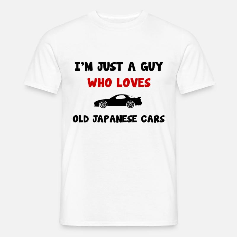 2JZ JDM Supra Oldtimer MK3 - Männer T-Shirt - Weiß