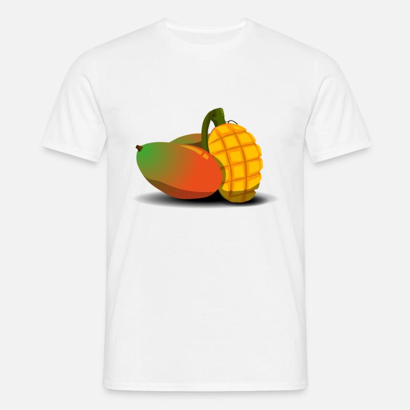 Explosive mango - Männer T-Shirt - Weiß