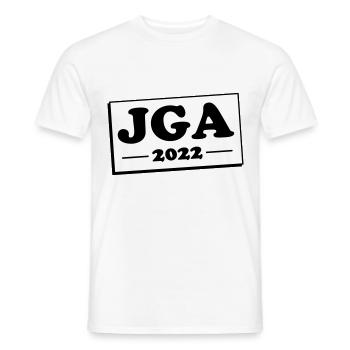 Jga 2022 Junggesellenabschied - Männer T-Shirt - Weiß - Vorne - AI Model Male 178 dark (178cm)