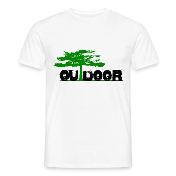 Outdoor Baum - Männer T-Shirt - Weiß - Vorne - AI Model Male 178 dark (178cm)