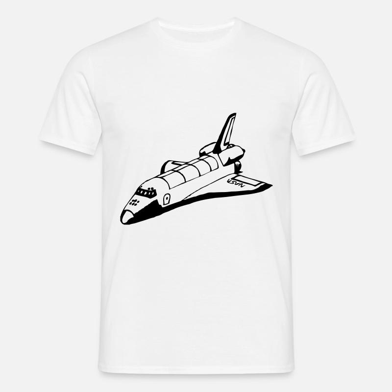 Space Shuttle - Männer T-Shirt - Weiß