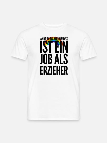 Erzieher Kita Erzieherin sozialer Beruf Geschenk - Männer T-Shirt - Weiß