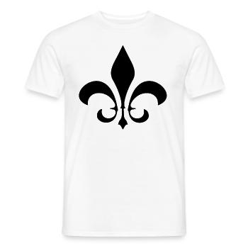 lily - Men's T-Shirt - white - Front - AI Model Male 178 dark (178cm)