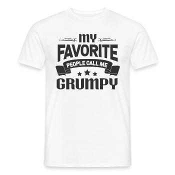 Party fun birthday gift - Men's T-Shirt - white - Front - AI Model Male 178 dark (178cm)