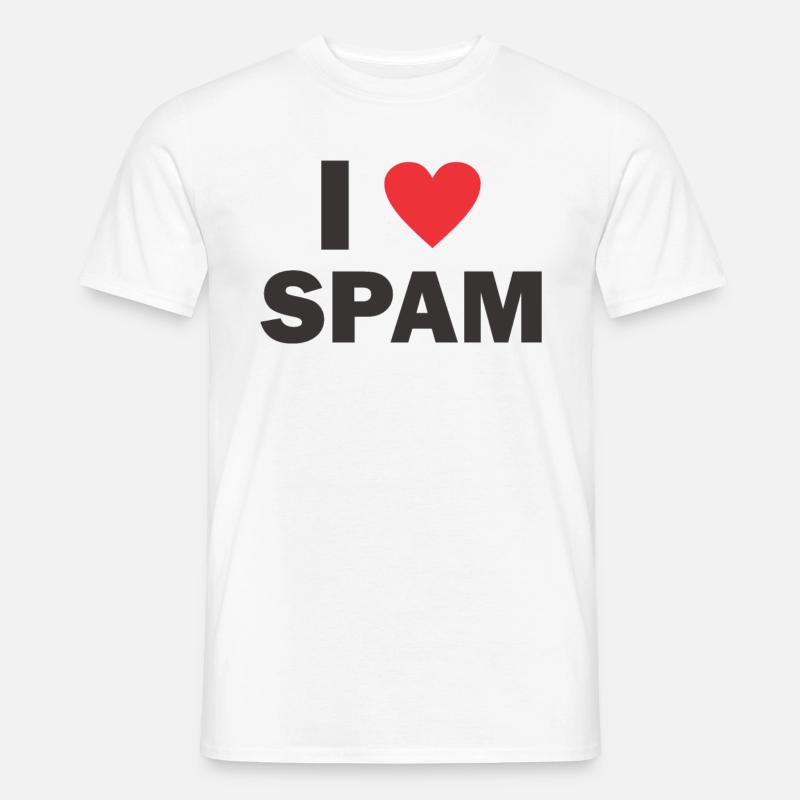 Spam Mail Email Birthday Gift - Men’s T-shirt - white