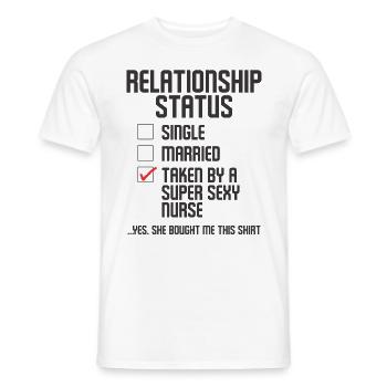 Hochzeitstag Valentinstag Geburtstag Geschenkidee - Männer T-Shirt - Weiß - Vorne - AI Model Male 178 dark (178cm)