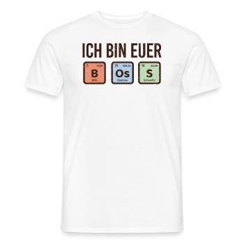 Chemiker Physik Boss PSE Team cooles Element - Männer T-Shirt - Weiß - Vorne - AI Model Male 178 dark (178cm)
