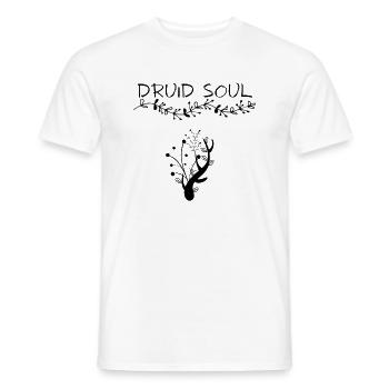 Druid Soul - Men's T-Shirt - white - Front - AI Model Male 178 dark (178cm)
