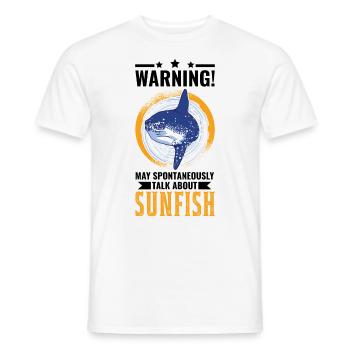 Mondfisch Mola Mola Sunfish - Men's T-Shirt - white - Front - AI Model Male 178 dark (178cm)